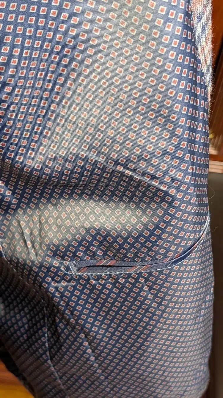 Austin Reed Mens Blazer Sport Coat Single-Breasted 2 Button Wool Blend Plaid 44R